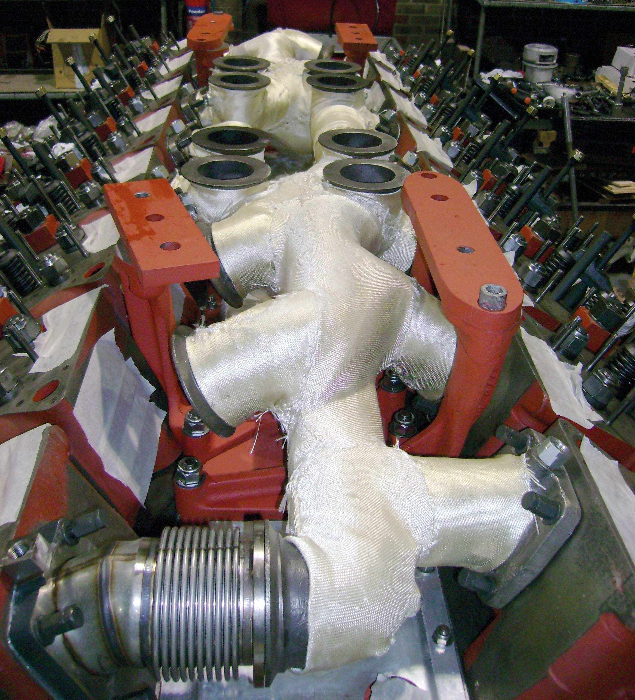 Eurotex International INS VIRAAT refurbished generator engine