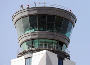A Tex ATC air traffic control room