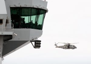 Tex Special Projects working on an aircraft carrier