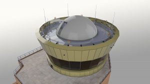 Tex ATC air traffic control room, CAD render